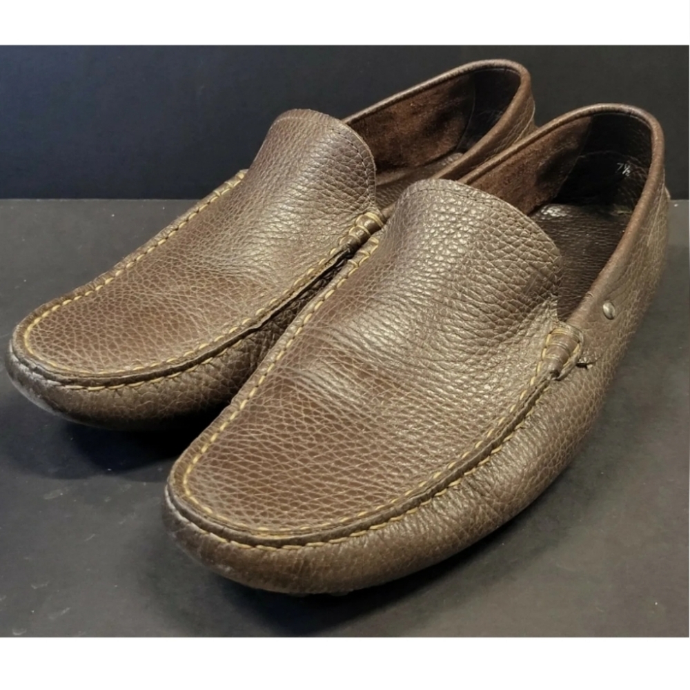 Men's TOD'S Brown Driving Leather Loafers‎ US Sz 7.5